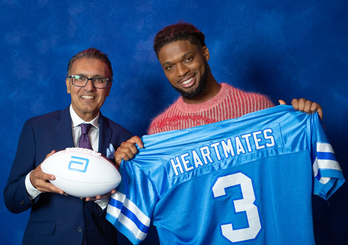 Damar Hamlin Captains New Heart Health Team